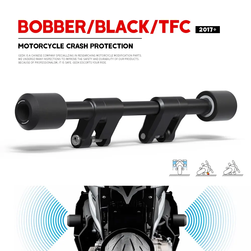 

Боббер черная рамка ползунок защита от ударов для улицы двойной 900 1200-2016 мотоцикл падение защита от ударов аксессуары