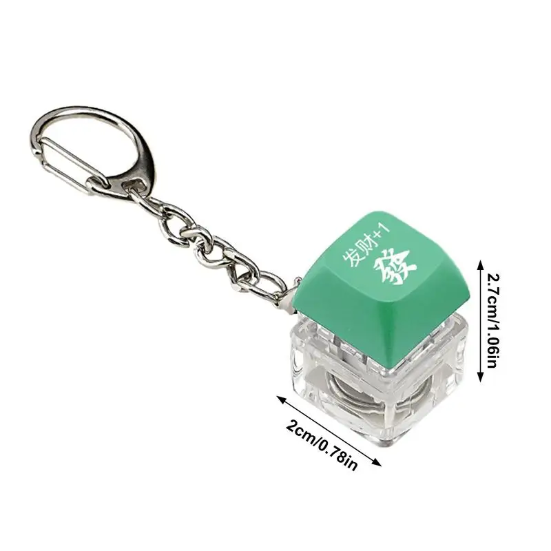 Key Fidget Toy Light Up Finger Keyboard Fidget Joke Toys Novelty Toys Printed With Chinese Character Means Rich For Adults And 6