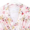 Maternity Robe,Matching Swaddle Set ,Mommy and Me Set, Floral Hospital Robe Bag,Baby Shower Gift,Mama Robe,Baby Girl Blanket 3
