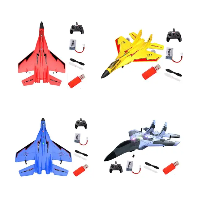 RC Airplane Glider for Kids Party Favor with Light Practical Easy to Control Sturdy Gift Goodie Bag Stuffer Flying Toy Versatile 2