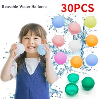 Reusable Water Balloons Toys Quick Fill Self Sealing Water Bomb for Summer Games Children's Adults Outdoor Activities Toy Gifts 1