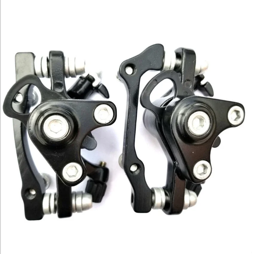 160mm Disc Brake Set-Front/Rear Bicycle Braking System with Colored Calipers