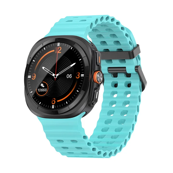 Silicone Breathable Marine Strap Wristband Bracelet