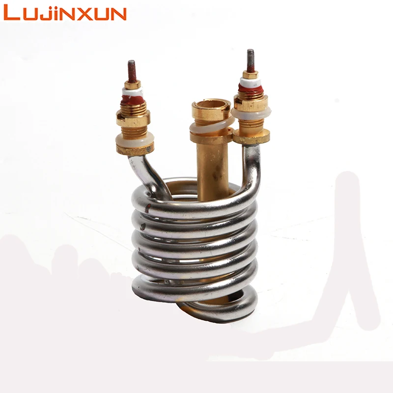 LUJINXUN 3KW Instant Hot Water Heater Parts Stainless Steel Heating Tube Electric Faucet Heating Element 220V Type D/E/F