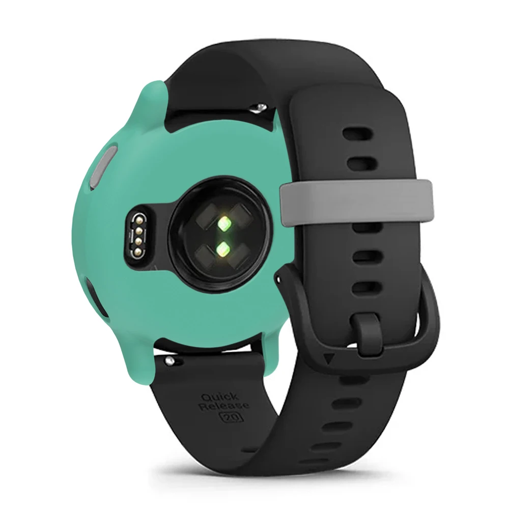 Premium Soft Silicone Protective Case for Smartwatches - Durable Skin Shell & Bumper Guard