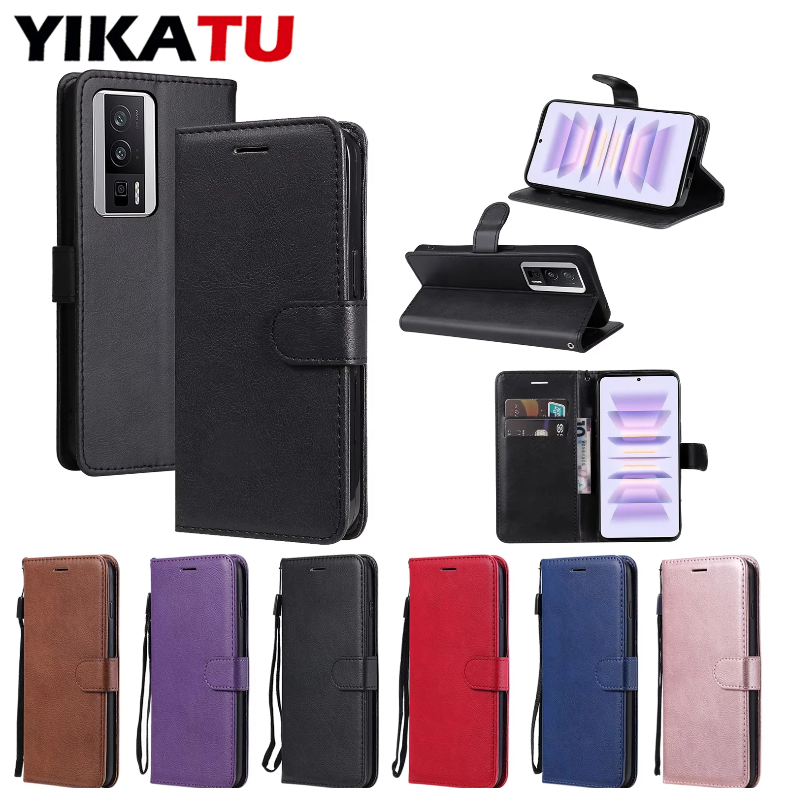 Premium Wallet Flip Leather Phone Case - Stylish and Durable Protection