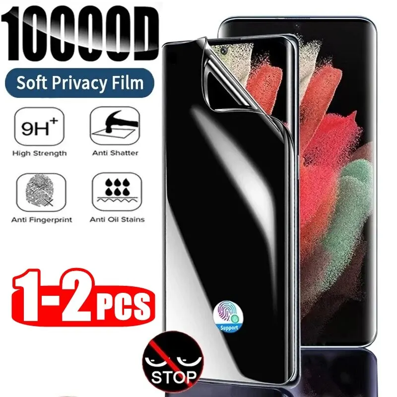 411990-8d9a5f.jpg 1 2pcs Privacy Anti Peep Hydrogel Protective Film For Samsung Galaxy S21 FE S22 S23 S24 1/2pcs Privacy Anti-Peep Hydrogel Protective Film For Samsung Galaxy S21, FE S22, S23, S24 Ultra Plus, Note 10, 20 Screen Protector Mallzona