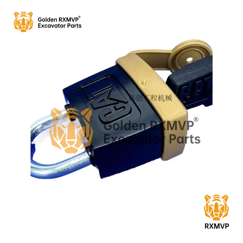 For Caterpillar Cat Fuel Tank Lock Excavator Lock Head Anti-theft Padlock E320 323 329 330 336c D Excavator fuel tank lock