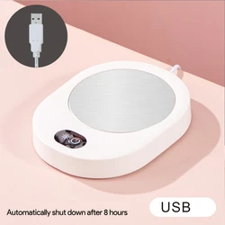 Thermostatic USB Cup Warmer (WHITE)
