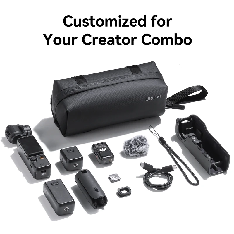 Ulanzi PK-04 Carrying Bag for DJI Osmo Pocket 3 Customized Design Lightweight Portable Photography Case for Outdoor Accessories