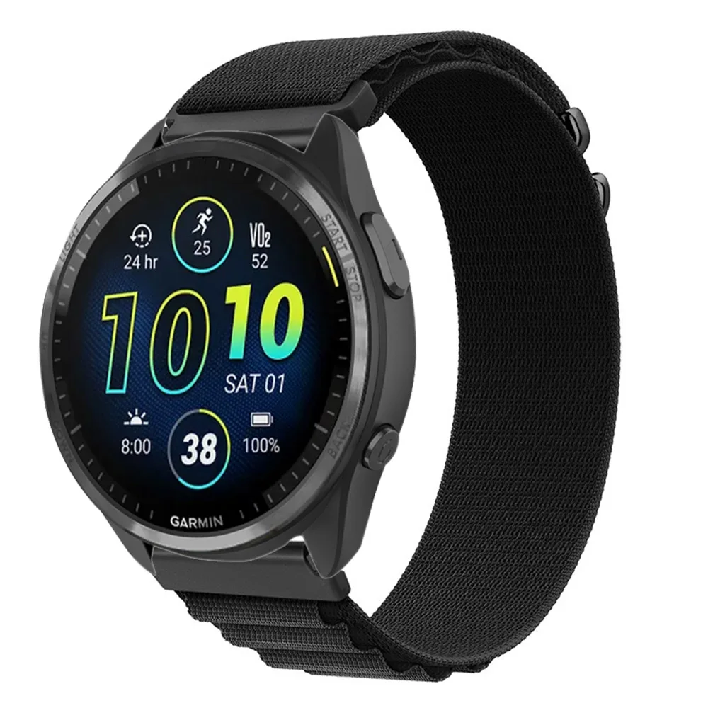 Breathable Nylon Wristband Strap, 20/22mm