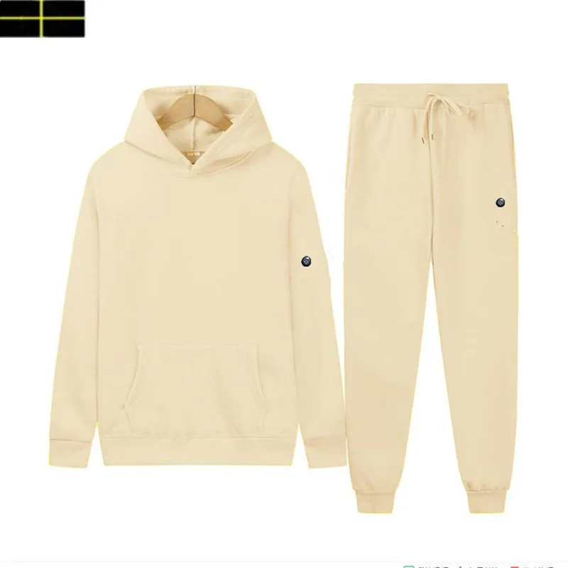 

ST0NF Men Tracksuit 2 Pieces women's Winter Jacket Casual Zipper Jackets Sportswear+Pants Sweatshirt Sports Suit Men Sets Clothi