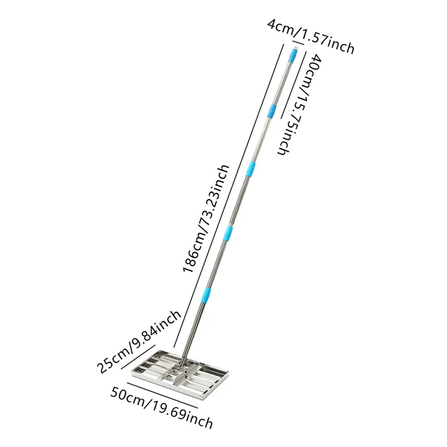 Állítható Gyep Szintű Szerszám Szintelés Gereblye Kerti Fű Befejező Talaj Fűnyíró Rozsdamentes Acél Pólus Az Udvari Golfhoz - Image 6