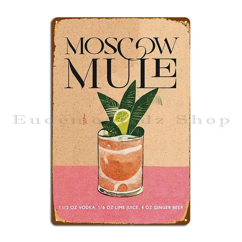 

Московский мюл, Ретро стиль, фотография стола, бара, винтажная картина, рецепт, Настенная картина, металлическая вывеска, картина для клуба, фотография, гараж