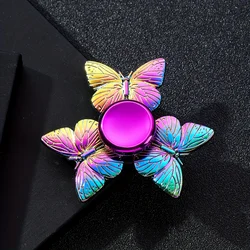 Butterfly Metal Fidget Spinner Toy - Durable Sensory Finger Spinner for Kids' Party Favors and Gifts (Butterfly fidget spi)