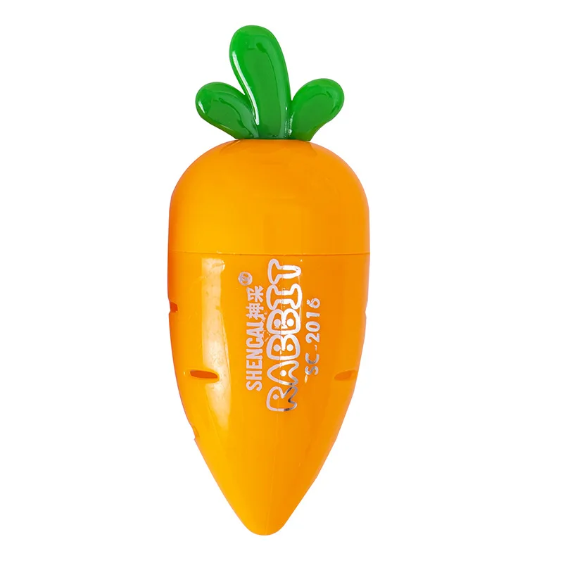 Simpatico cartone animato Carota Temperamatite Manuale Scuola primaria Premio per bambini Cancelleria Kawaii Ravanello Temperamatite creativo - immagine 5