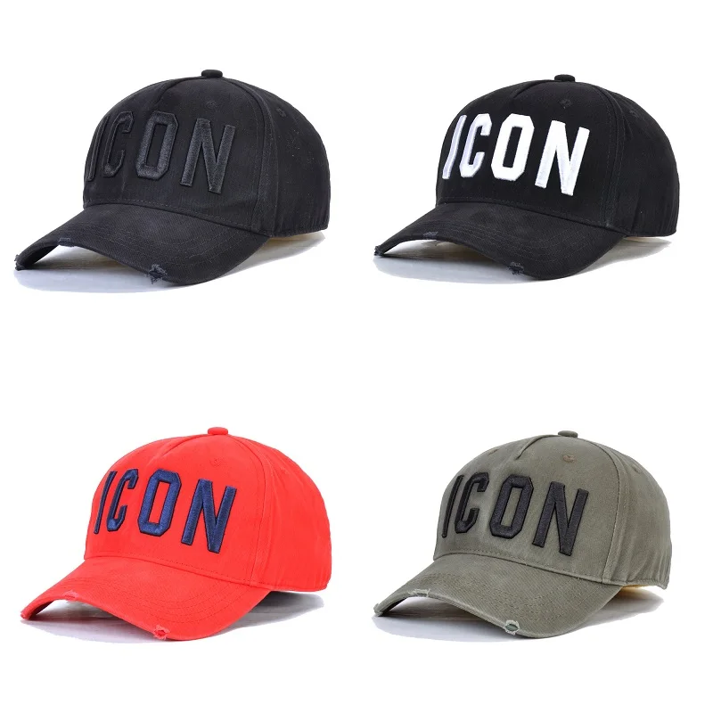 Original Dsq Customized Wholesale Cotton Baseball Caps Icon Logo Dsq2