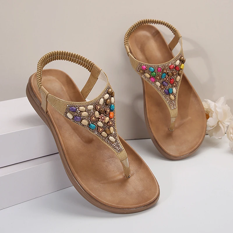2024 Summer Women Floral Non-slip Sandals
