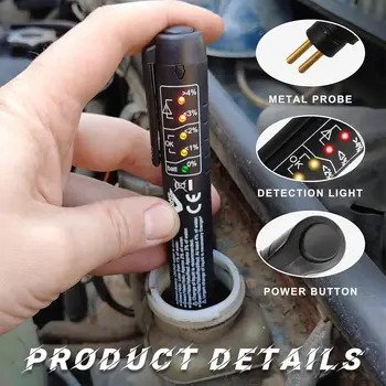 1PC Brake Fluid Tester High Precision Portable Use Safety Quality Assurance OBD2 Brake Oil Detector Test Pen Oil Test Pen