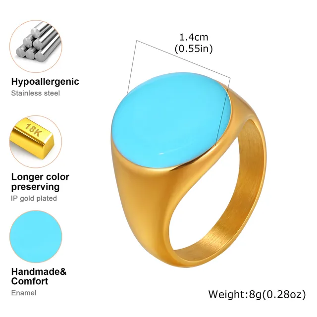 Bagues empilables torsadées ouvertes pour femmes, bague statement audacieuse géométrique bleue en émail croisé, résistante à l'eau