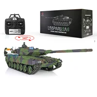2.4Ghz Heng Long 1/16 Scale 7.0 Plastic Ver Leopard2A6 RTR RC Tank Model 3889 RC Panzer Vehicle TH17573 1