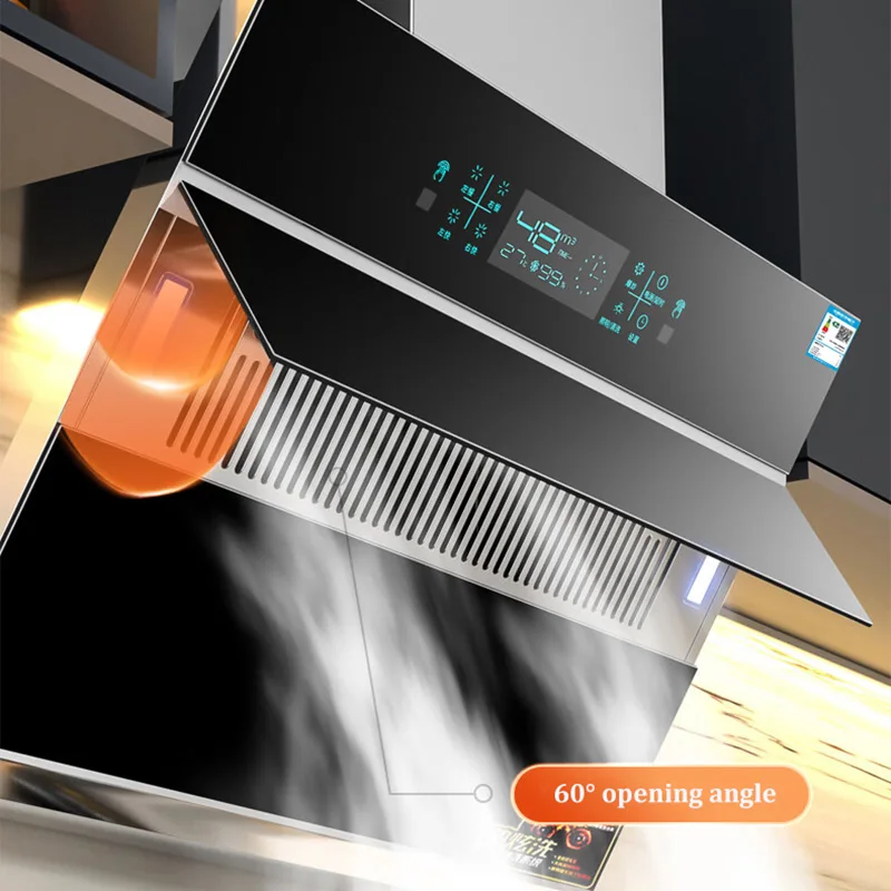 Kitchen 900mm Range Hood Smart Smoke Extractor Hood Cooker Chimney Exhaust Range For Kitchen