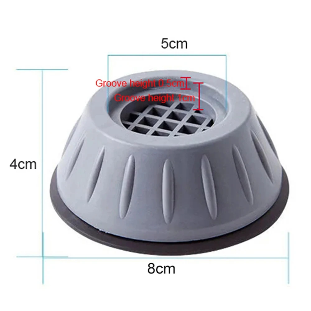 Washing Machine Pads Furniture Leg Pads Rubber Pads Furniture Pads Anti Vibration Pads 1-4Pcs