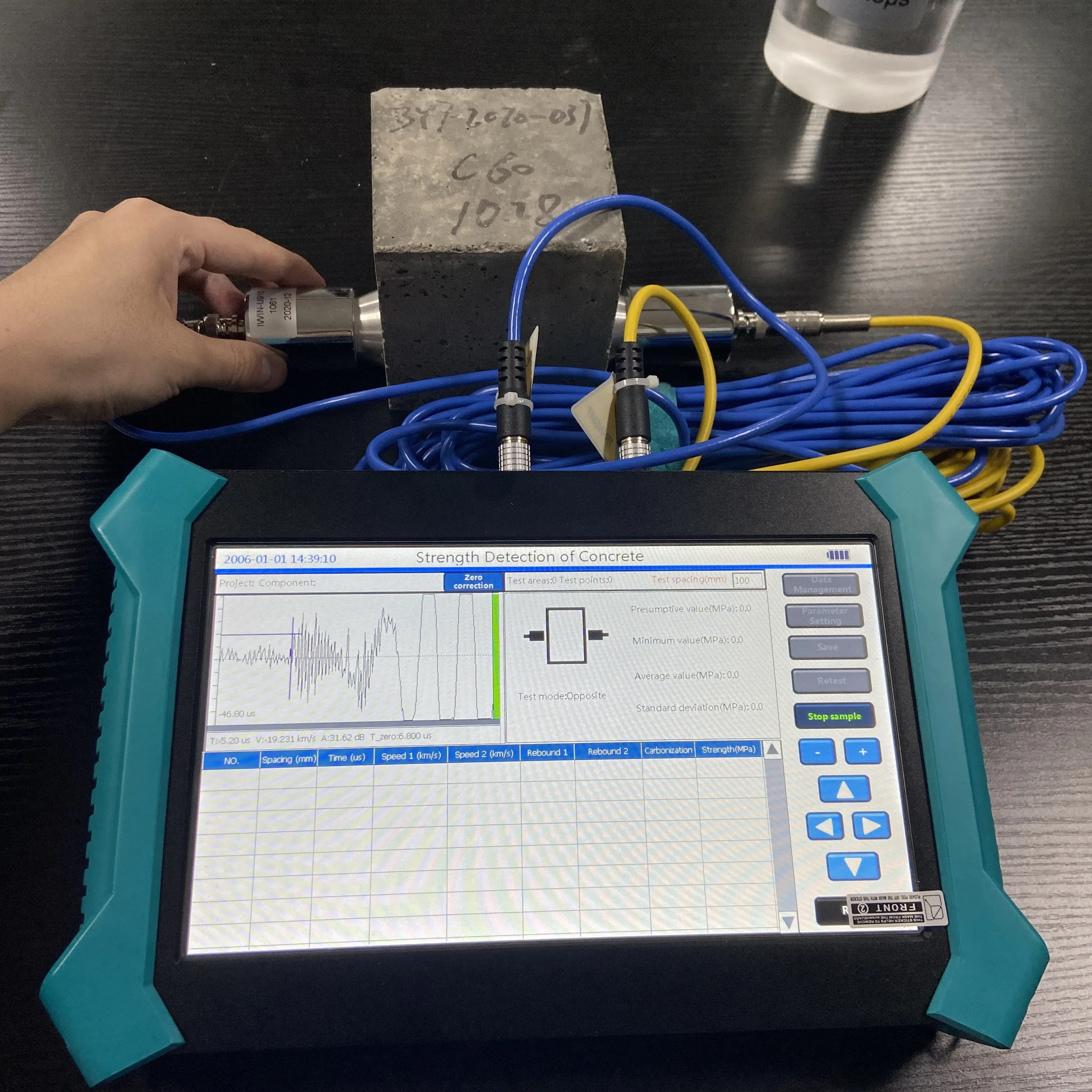 Concrete Ultrasonic Detector Ultrasonic Pulse Velocity For Concrete Testing 4
