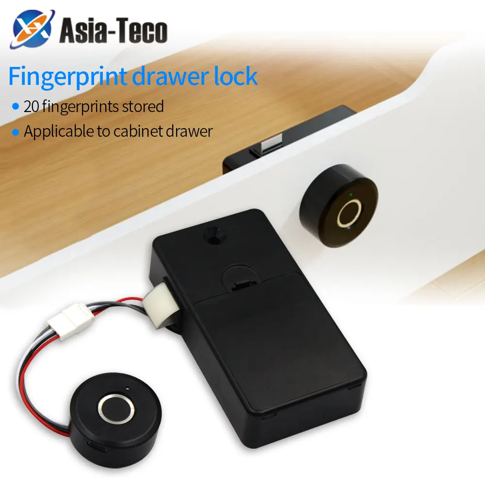 Bluetooth Fingerprint Cabinet Lock, Smart Biometric Cabinet Lock, Keyless  Hidden File Drawer Wardrobe Lock, Child Safety Electric Fingerprint Lock