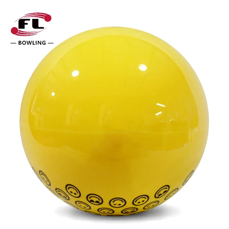 Smiling Face Straight-Line Bowling Ball 6