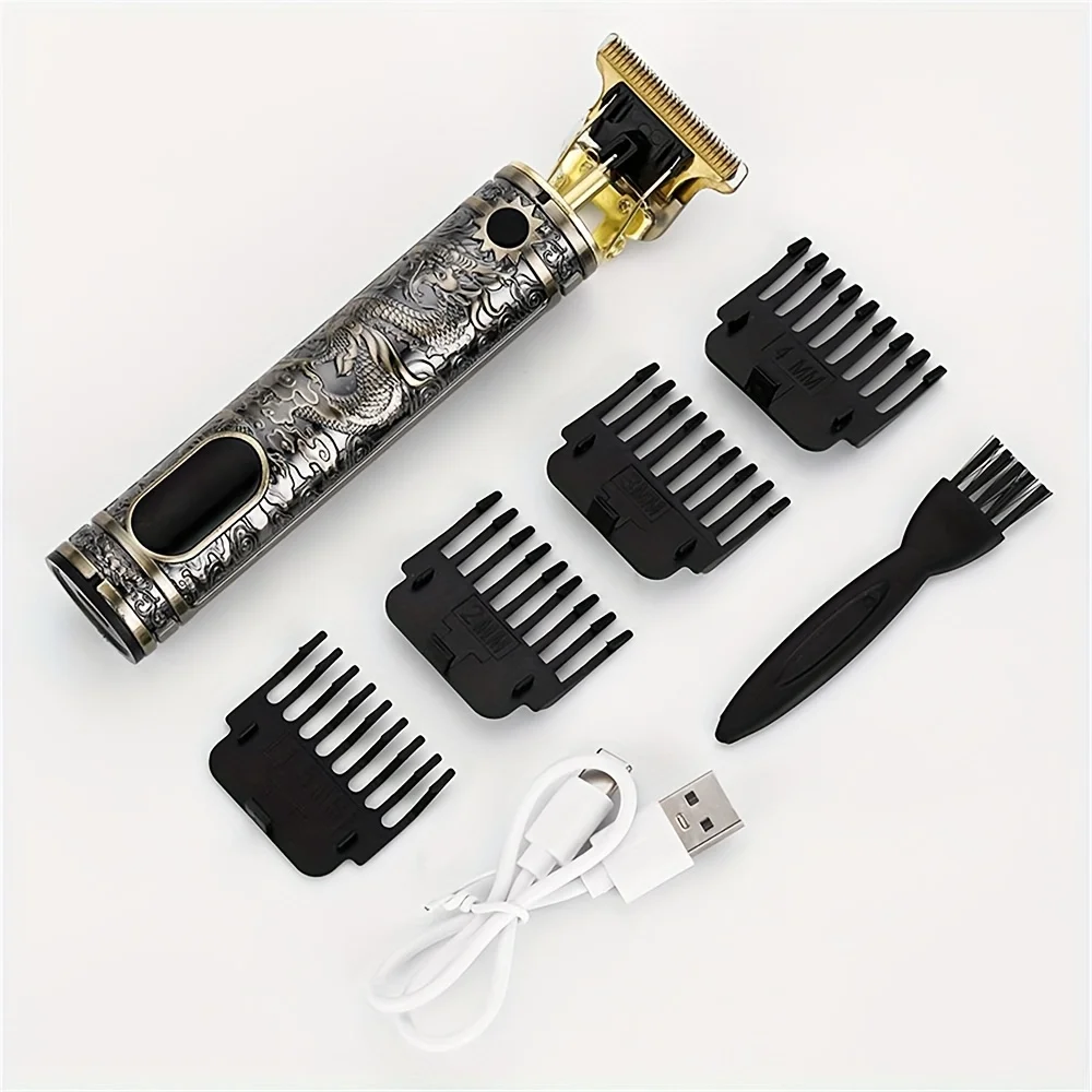 The t9 new hair clippers hairdresser electric pusher oil head carving razor bald hair haircut scissors electric hairdresser BEST SELLERS