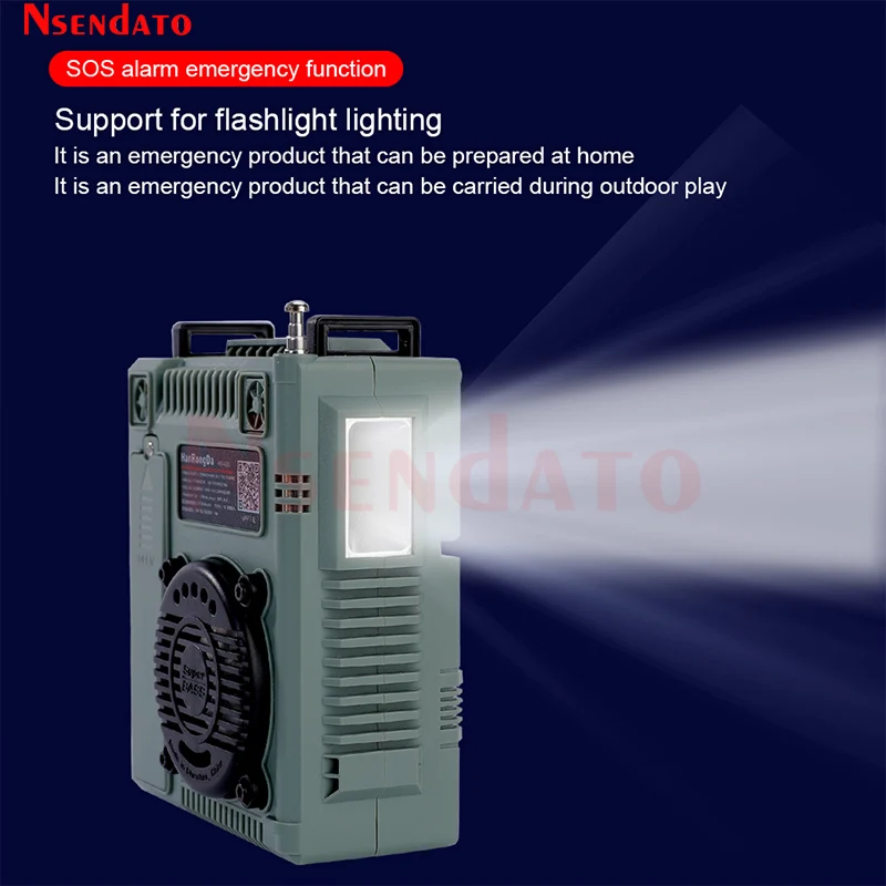 hrd a320 air fm mw sw vhf wb multi band radio Portable Bluetooth-Compatible Speaker Aviation AIR Maritime Band Radio For TF Card