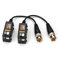 8MP Twisted Pair BNC CCTV Video Balun Passive Transceivers Support AHD/CVI/TVI 4K Camera Cat5e/ Cat6 UTP Cable Connectors 1