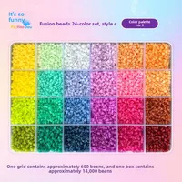 14000PCS Fuse Beads Box Pixel Puzzle Iron Beads For Kids Ironing Beads DIY Early Education Craft Toy Accessory beads refill pack 3