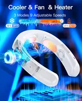 2025 New Wearable Air Conditioner USB Rechargeable Portable 3 Refrigeration Hanging Neck Fan Mute 6000mAh Outdoor Summer Cooler 5