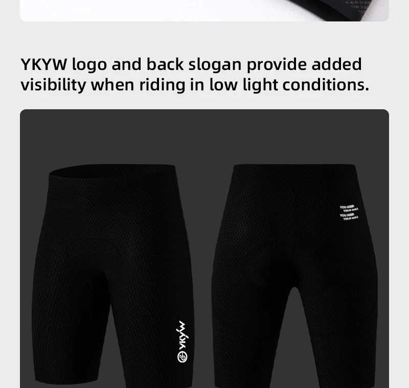 YKYWBIKE 2025 7 Stunden Reiten Radfahren Shorts Sommer Männer Rennrad Shorts Atmungsaktive Nahtlose Fahrrad MTB Shorts Pro – Detail 9