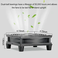 Router Cooling Fan DIY PC Cooler TV Box Wireless Silent Quiet DC 5V USB Power 120mm 240mm Fan 12CM W/Screws Protective Net - Image 4