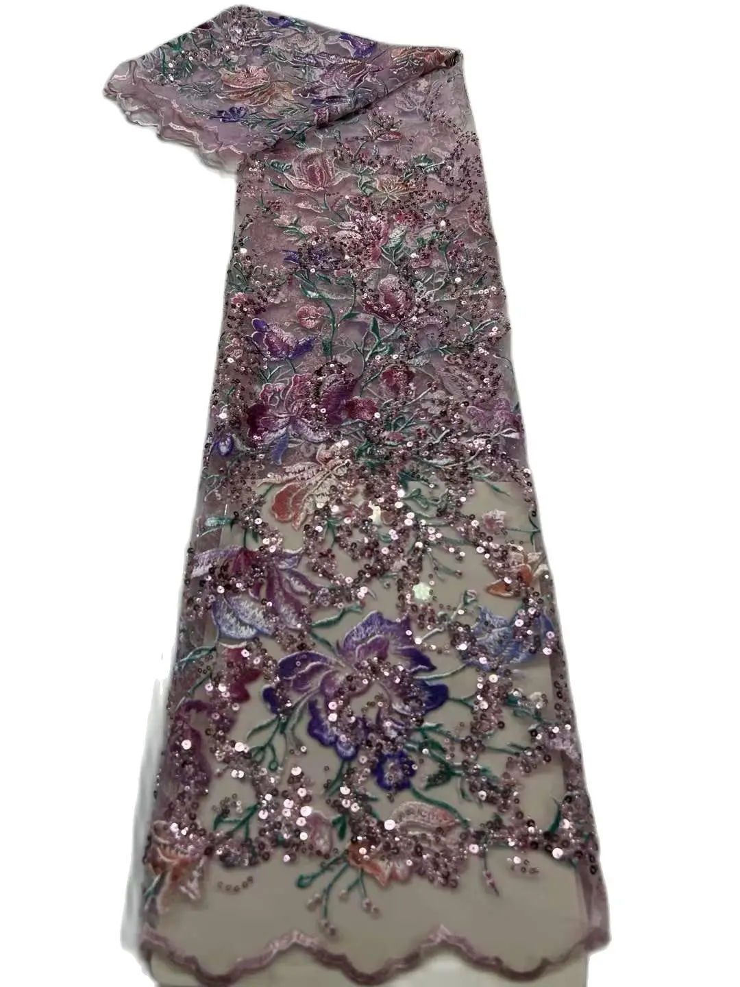 

Красиво выглядит приблизительно. 41202 Φ большие блестки, Смешанная маленькая вышивка, французская африканская кружевная ткань для шитья платья своими руками