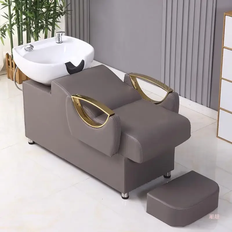 

Portable Shampoo Sink Chair Hair Basin Salon Shower Head Spa Hair Wash Chair Luxury Therapy Lavacabezas Salon Equipment