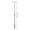Retractable Reach Closet Pole Telescopic Clothes Pole Clothes Rail Clothing Coat Hanger Christmas Light Rod Clothesline Pole 6