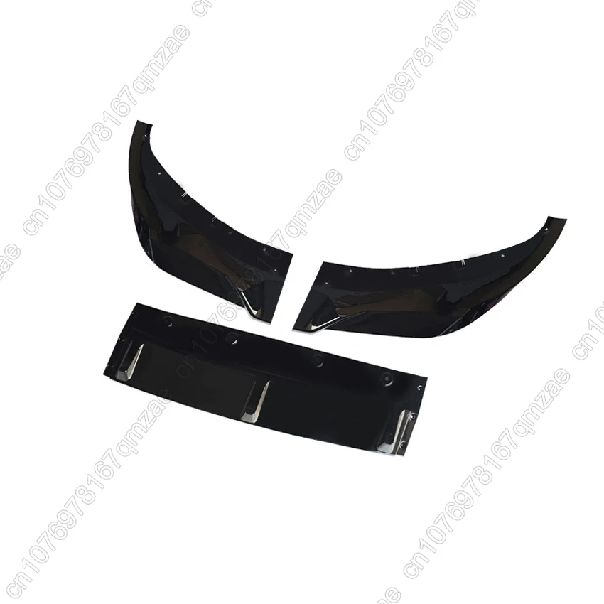 MP 스타일 앞 범퍼 스플리터 립 스포일러 BMW G11 G12 740i 750i Li M760Li LCI M 스포츠 2019-2022 튜닝 바디 키트