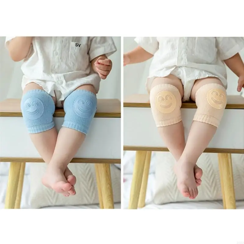 R66D 1 Pair Baby Crawling Kneepads Infants Safety Elbow Cushion Toddlers Leg Warmer Knee Support Protector