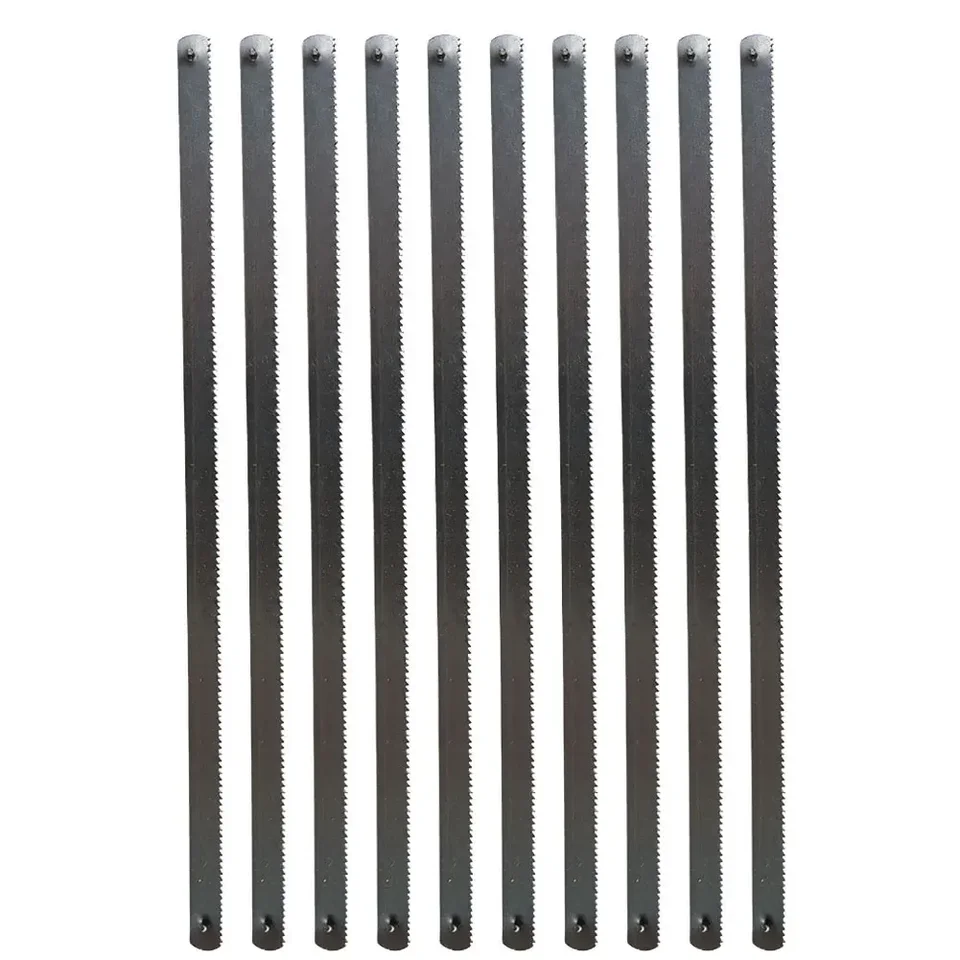 10 Pc High Speed Steel Mini Hacksaw Blades – 6 Inch, 24TPI, Cuts Metal, Wood & Plastic