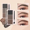 3-Shade Eyebrow Powder Palette - Long-Lasting, Waterproof and Sweat-Proof, Natural Eyebrow Powder for All Skin Types 6