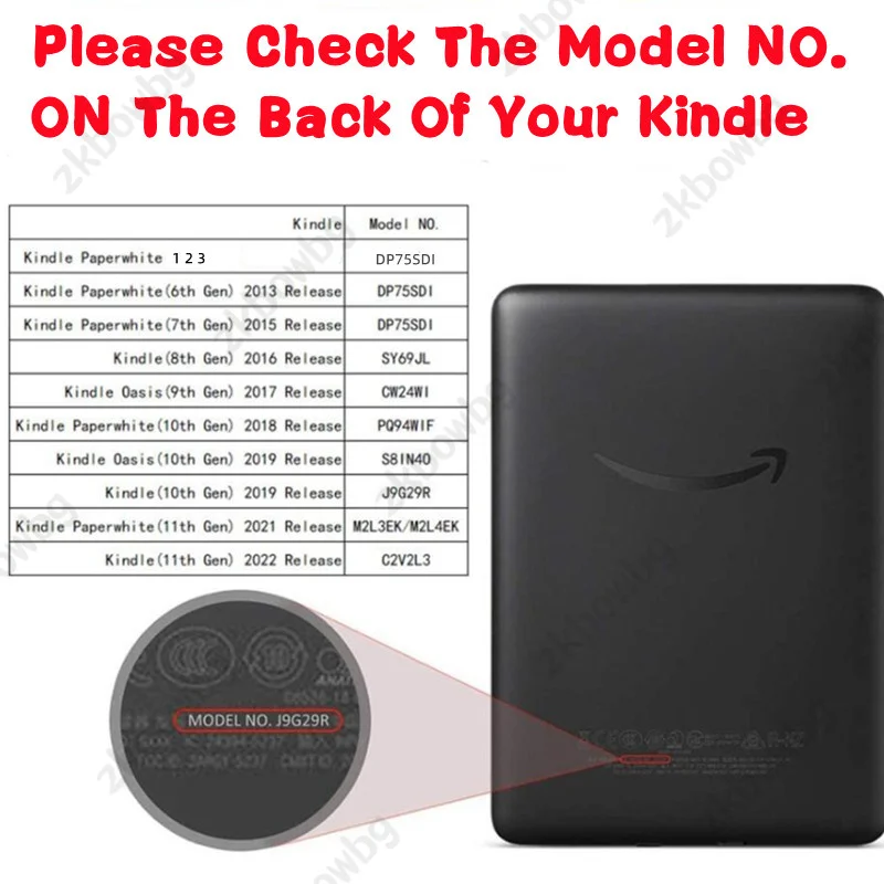 Print Shockproof Shell Ebook Case For Kindle Paperwhite 5 4 3 2 11th 6th  7th 10th Kindle 11th 2022 10th 2019 6 Smart Cover - Tablets & E-books Case  - AliExpress