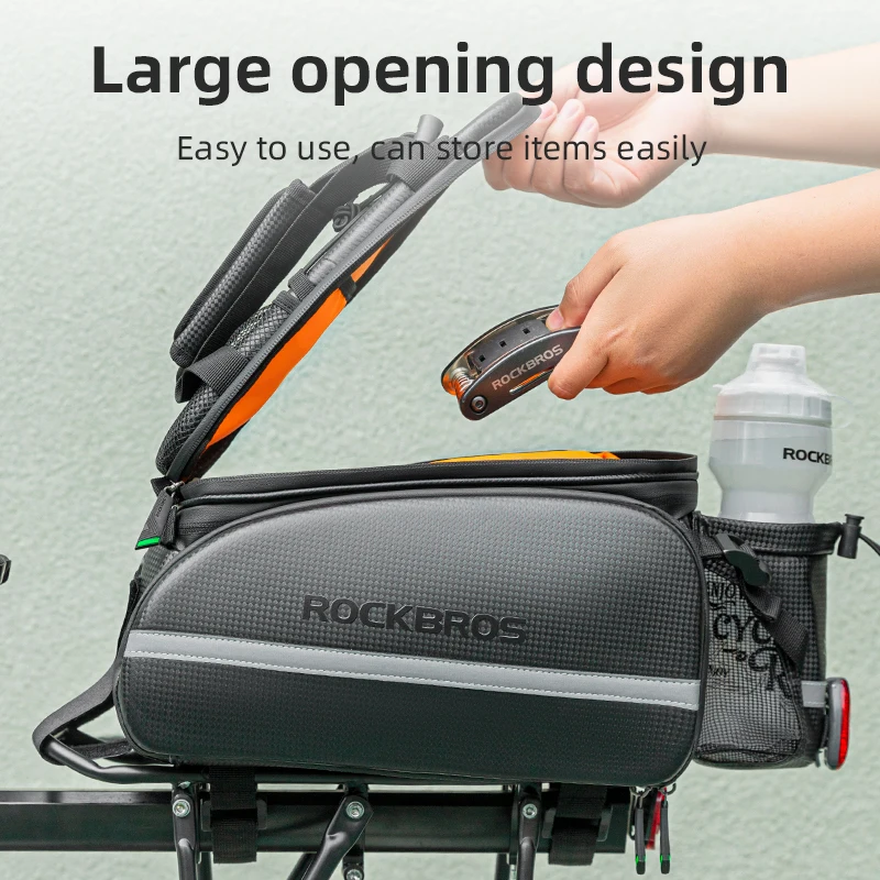 ROCKBROS Bicycle Carrier Bag MTB Bike Bag Trunk Pannier Cycling