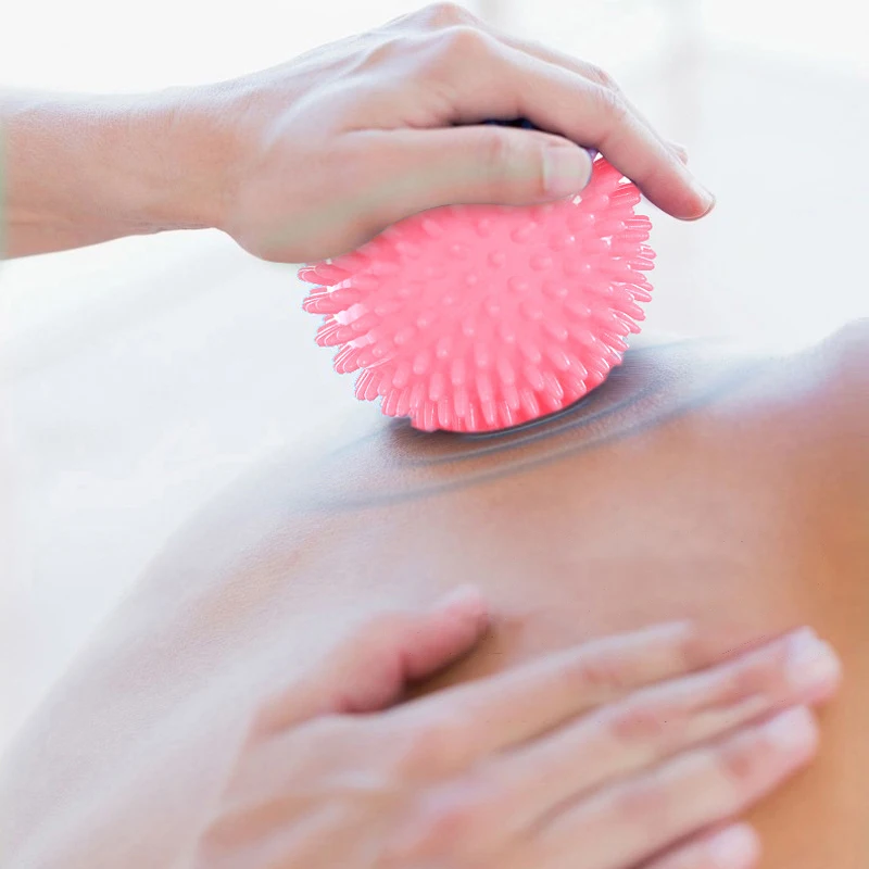 Peanut Massage Ball Yoga Fitness Ball Foot Massager Muscle Fascia PVC Stress Relief Body Hand Foot Spiky Massage Roller