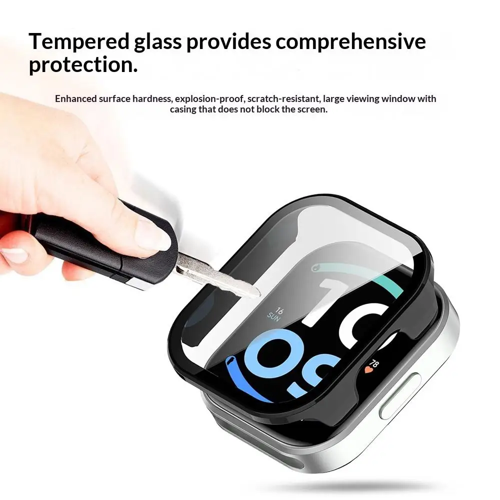 Premium Tempered Glass & PC Protective Watch Case - Hard Screen Protector