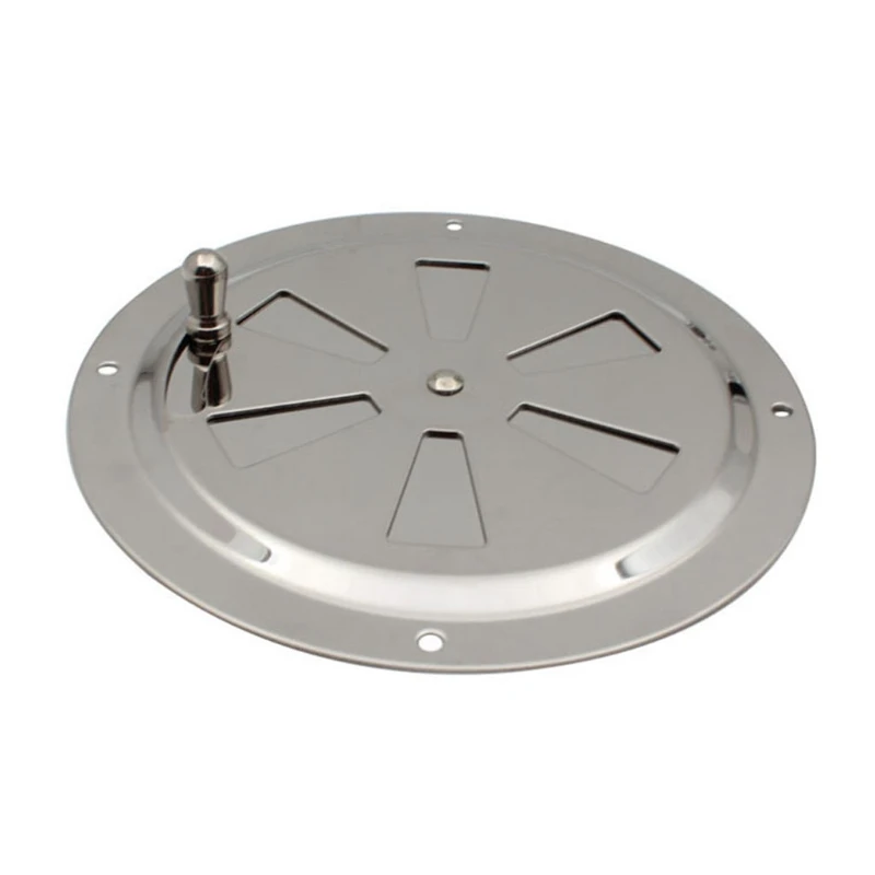 Round Air Vent Ventilation Plate with Side Knob Fit for Marine Boat Accessories Dropship