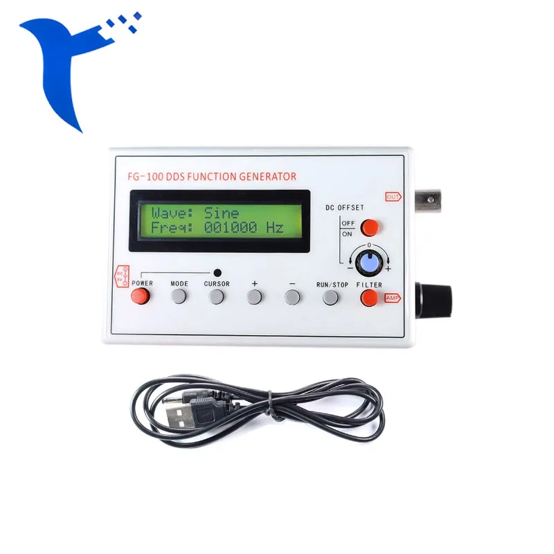 DDS Function Signal Generator FG100 1HZ500KHZ